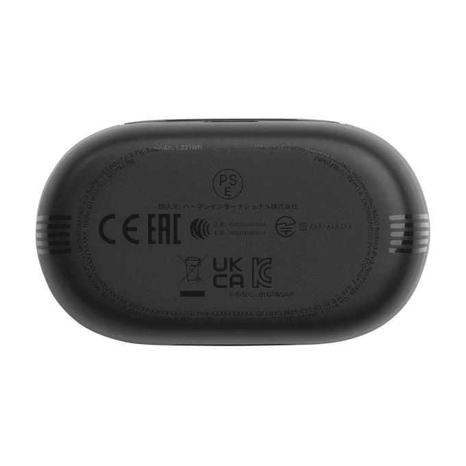 JBL Quantum TWS Air - Black - True wireless gaming earbuds - Bottom image number null